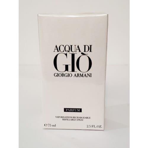 Giorgio Armani Acqua DI Gio Parfum 2.5OZ Spray For Men