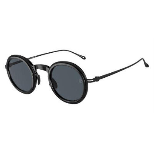 Giorgio Armani AR6147T Sunglasses Shiny Black / Dark Gray