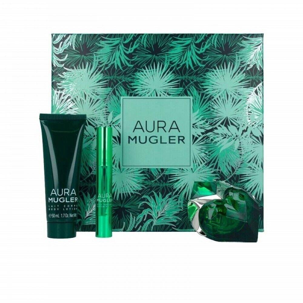 Aura Mugler by Thierry Mugler For Women 3 Piece Gift Set