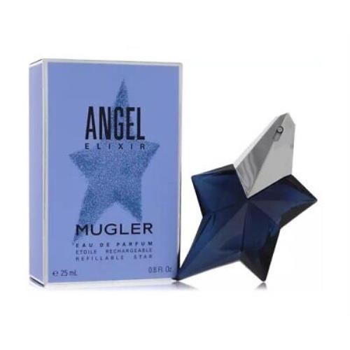 Angel Elixir by Thierry Mugler 0.8 oz Eau de Parfum Refillable Star 25 ml