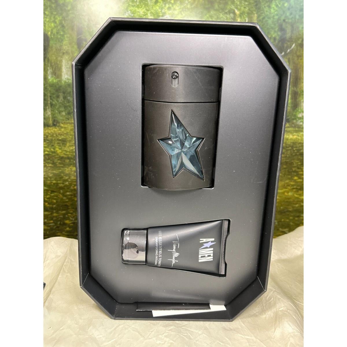 Thierry Mugler A Men 50ML Edt Spray/ 50ML Hair Body Shampoo Gift Set