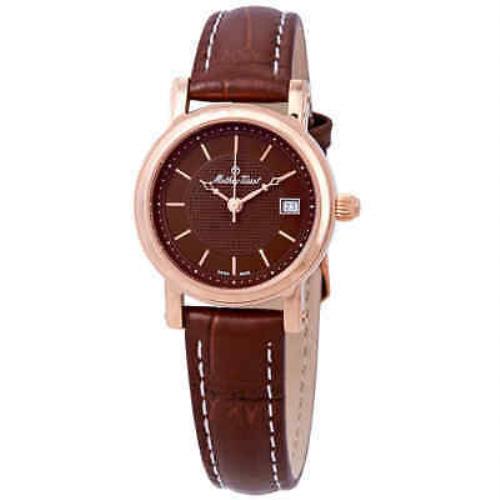 Mathey-tissot City Brown Dial Ladies Watch D31186PM - Brown Dial, Brown Band