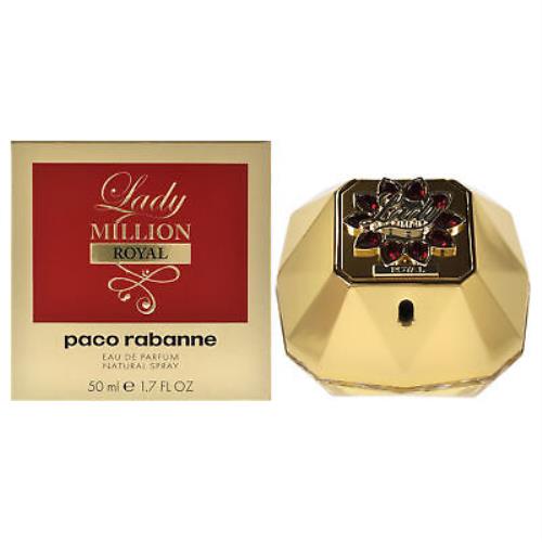 Lady Million Royal by Paco Rabanne - 1.7 fl oz Edp Spray Perfume For Women