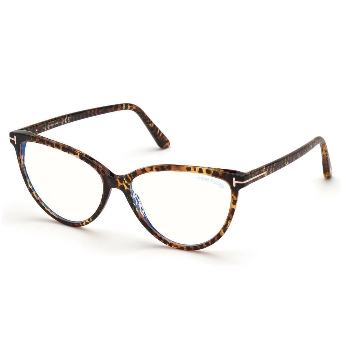 Tom Ford FT5743-B-056-57 Havana Eyeglasses