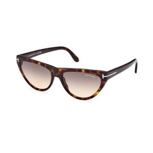 Tom Ford Amber Dark Havana 56mm Sunglasses Retail