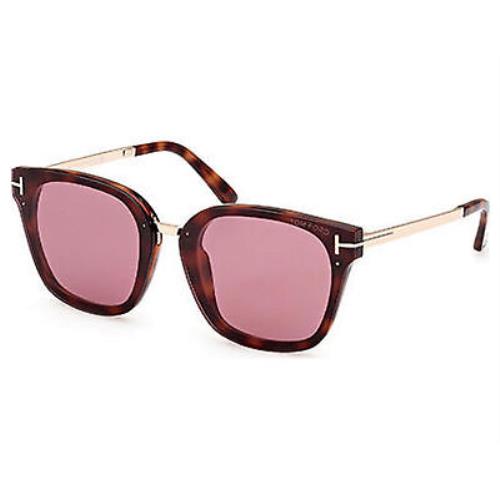 Tom Ford Philippa FT1014 - 52Y Dark Havana Sunglasses