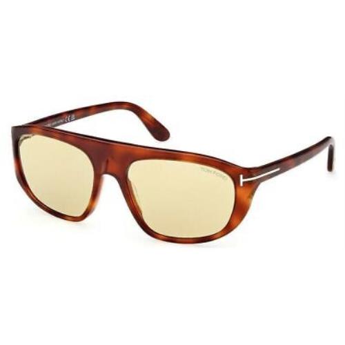 Tom Ford FT1002-53E-58 Blonde Havana Sunglasses