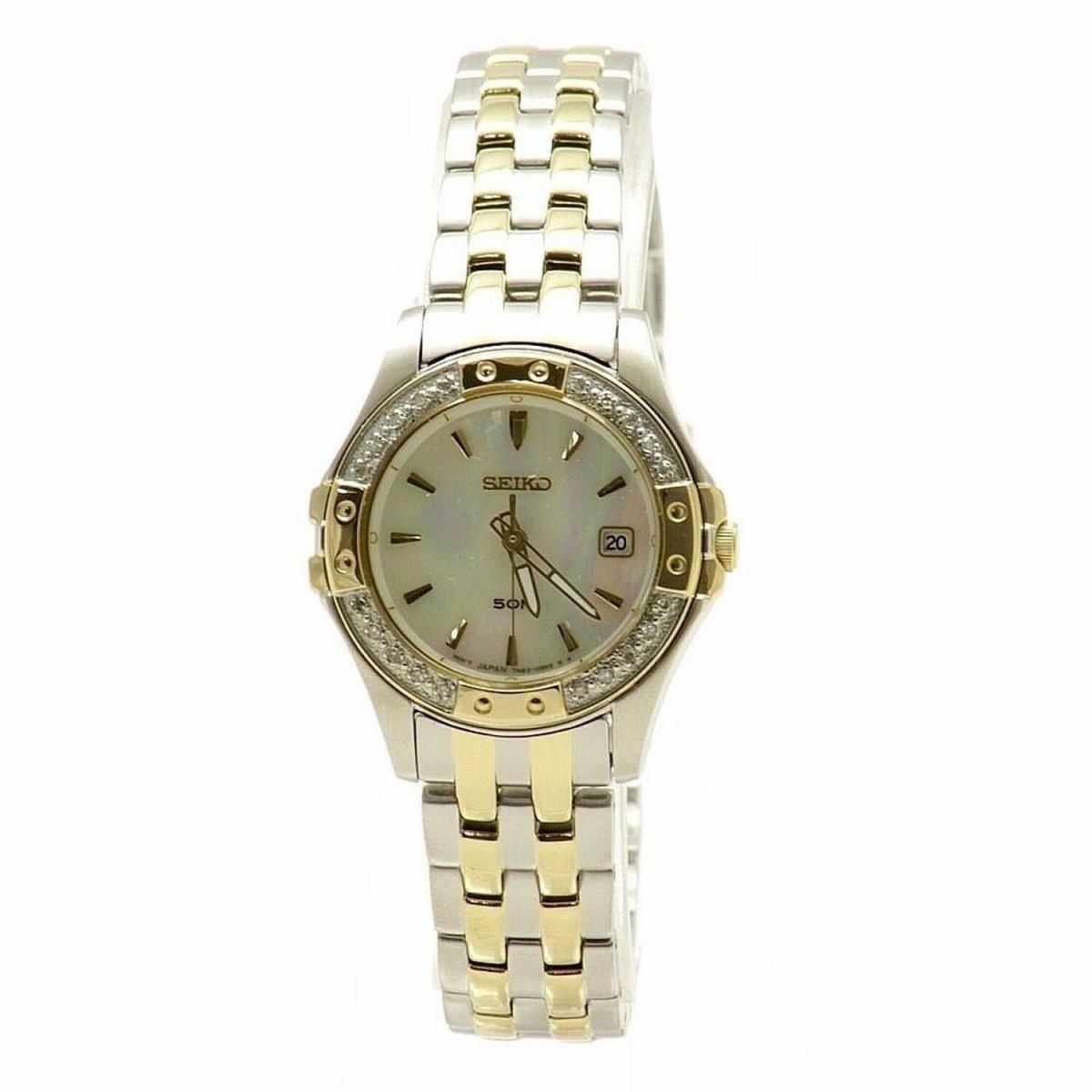 Seiko SXDE84 Two Tone Ladies Watch