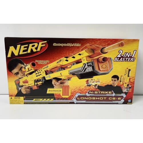 Nerf N-strike Icon Series Longshot CS-6 Blaster Sniper Nerf Gun 61983