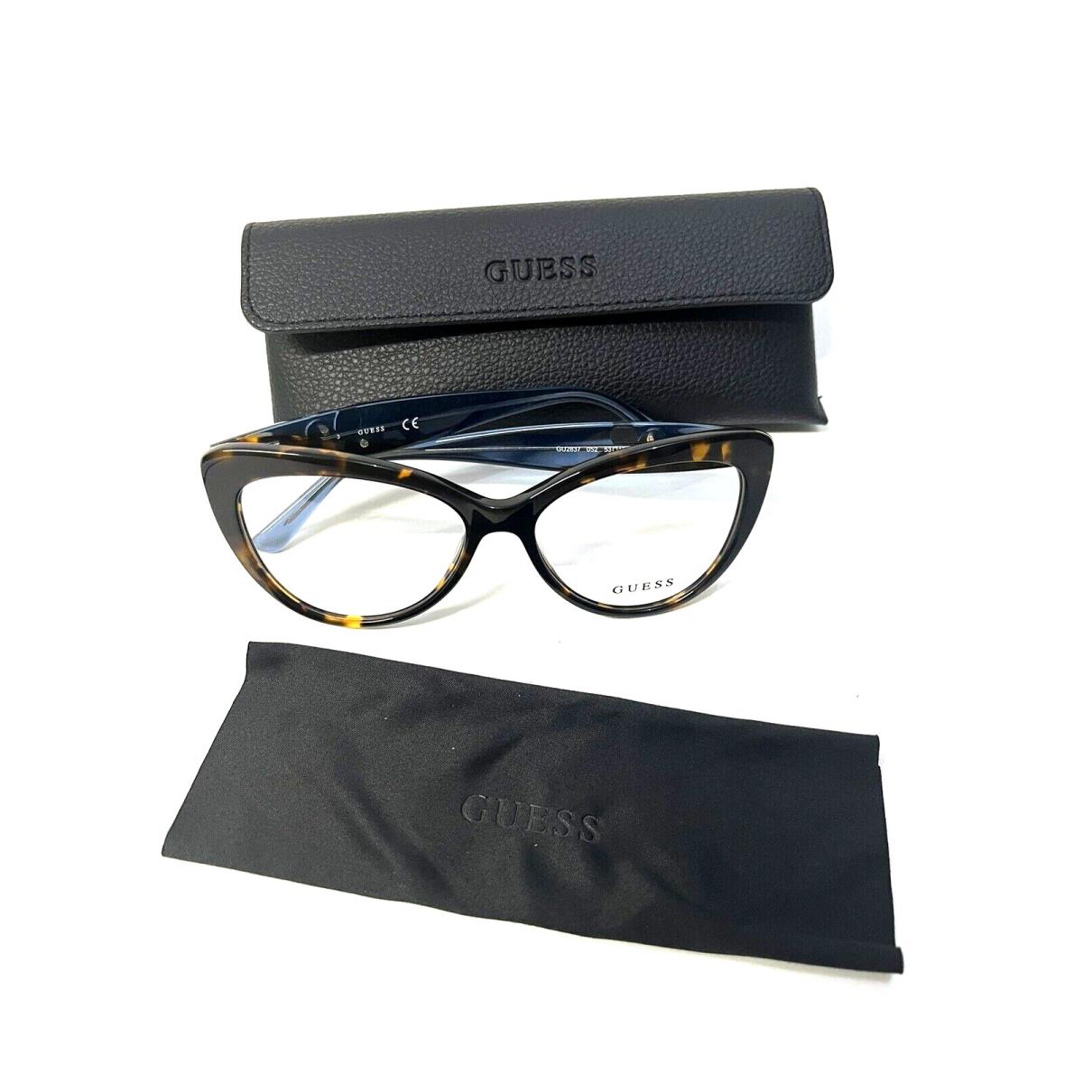 Guess Eyeglasses GU2837 052 Brown 53-15-140