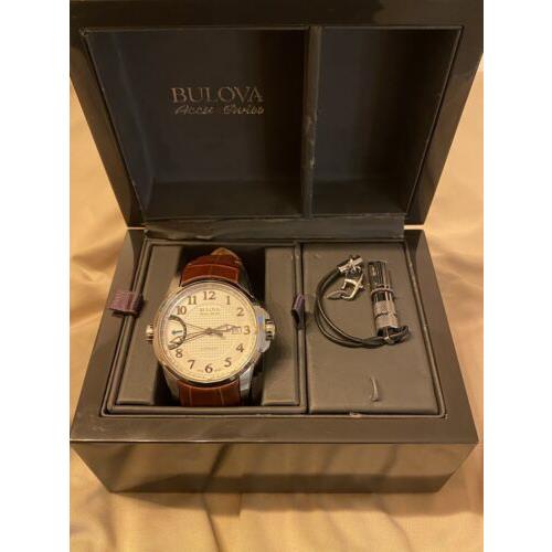 Bulova Accu-swiss Calibrator 63B171 Swiss Made Men`s Automatic Watch