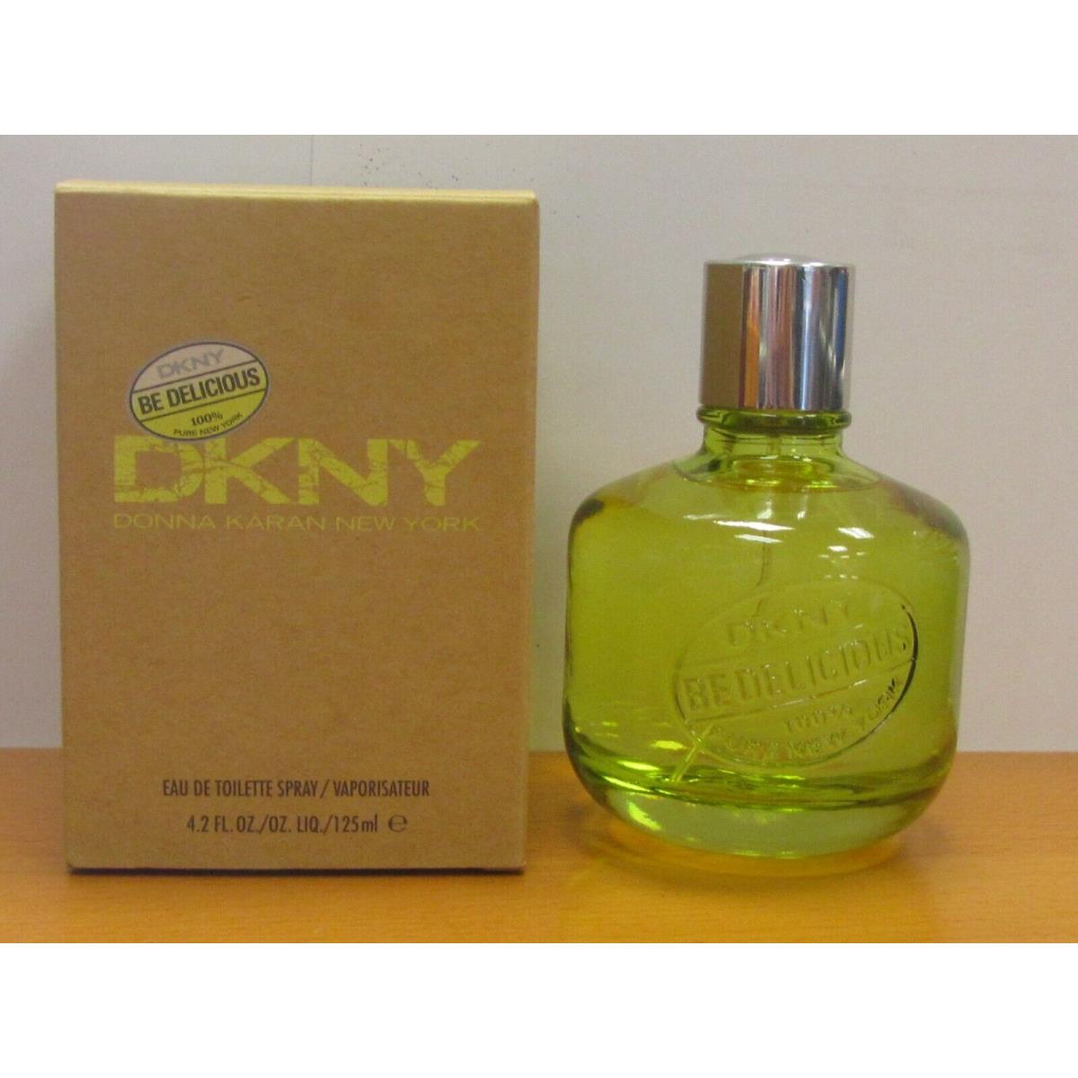 Dkny Be Delicious Donna Karan Perfume Women 4.2oz/125 ML Edt Spray Sealed