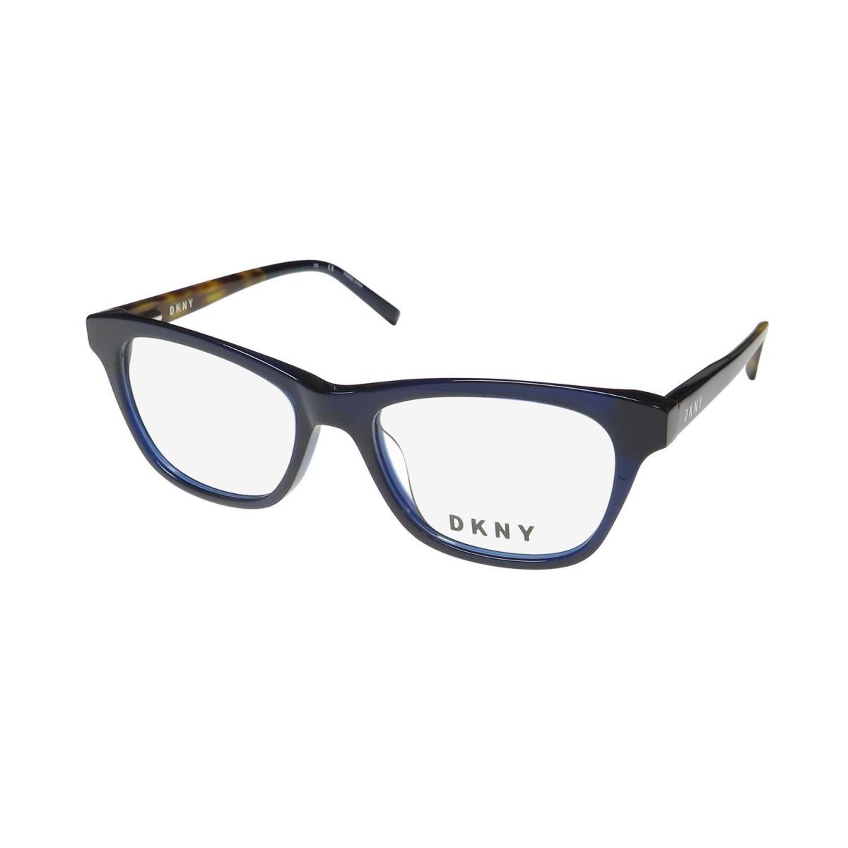 Dkny DK5001 Eyewear Blue Cat Eye Full-rim Womens 51-17-135 Plastic 415