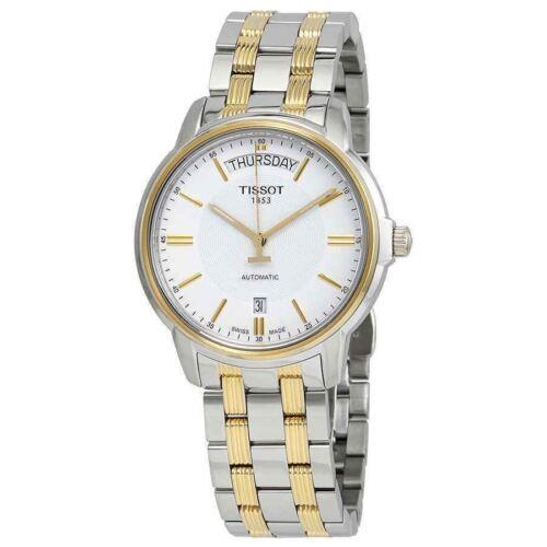 Tissot Men`s T-classic Automatic Iii Day Date Watch - T0659302203100