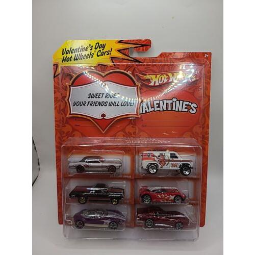 Carded/sealed Hot Wheels 2009 Valentine`s 6 Pack