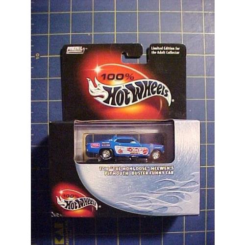 2003 Hot Wheels Tom The Mongoose Mcewen`s Plymouth Duster Nip Real Riders