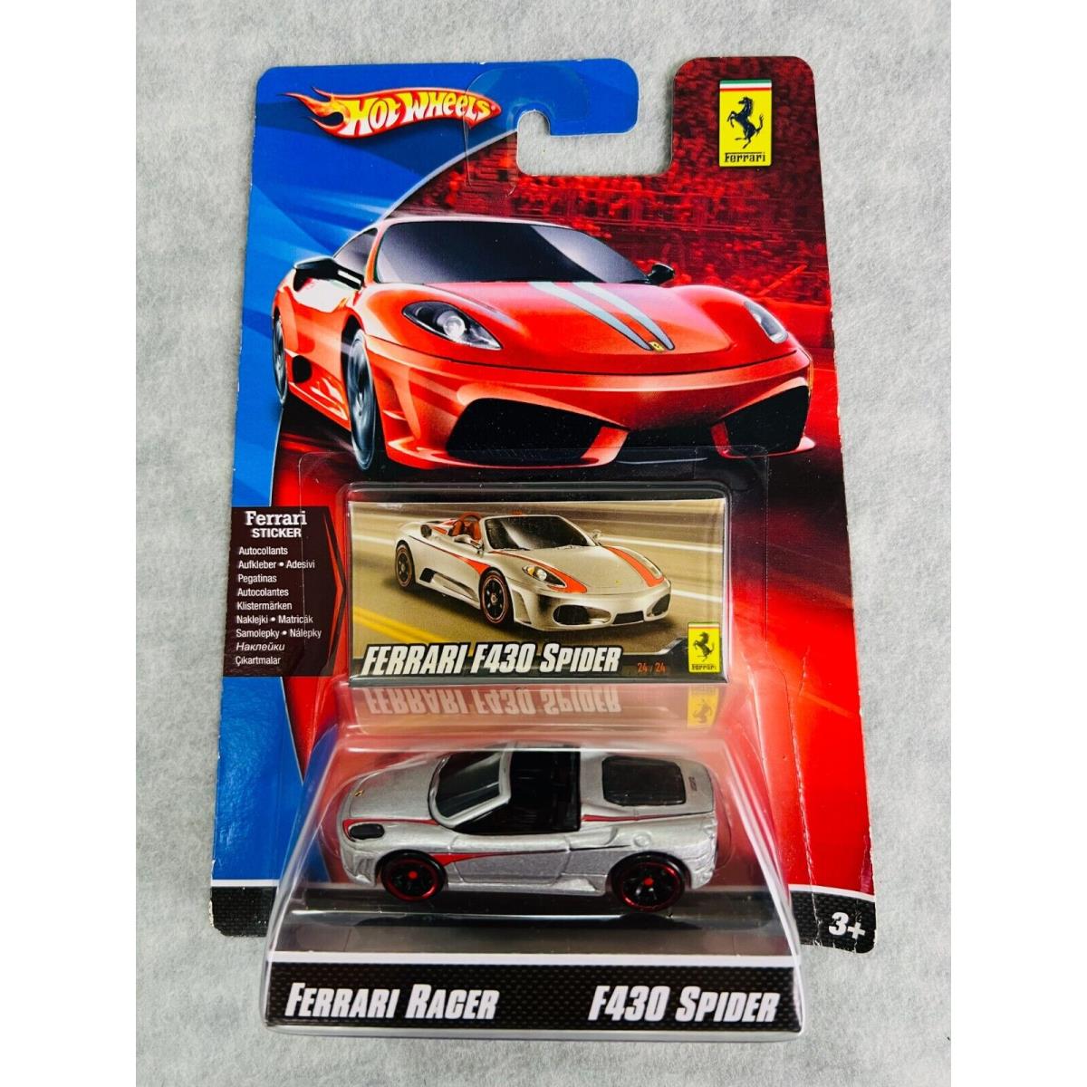 Hot Wheels Ferrari Racer F430 Spider Black HW14