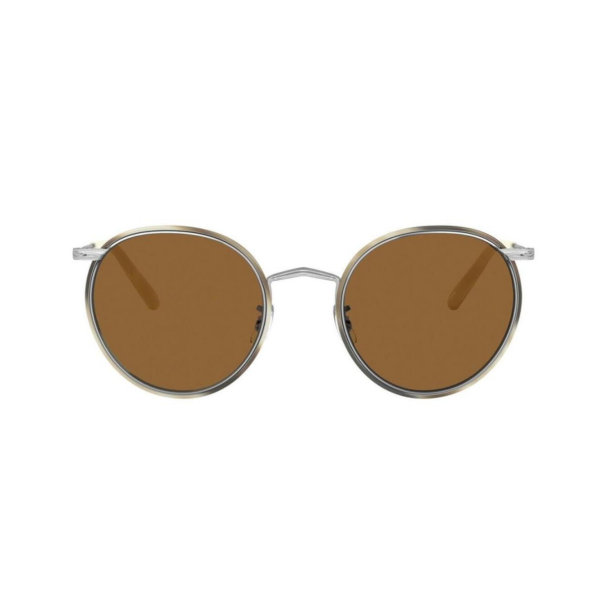 Oliver Peoples Casson OV 1269ST Silver Beige Horn/brown 5036/53 Sunglasses