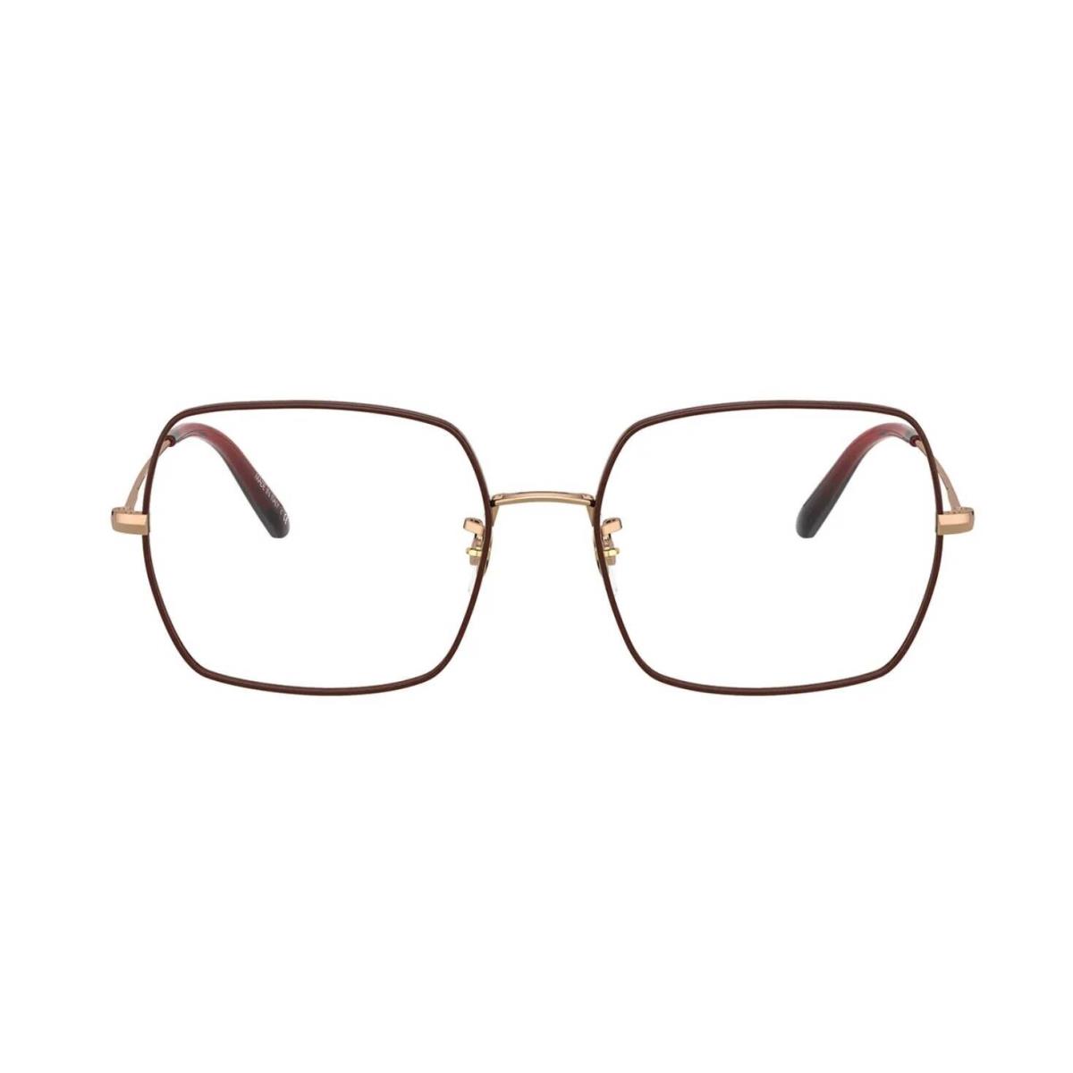 Oliver Peoples Justyna OV 1279 Rose Gold Burgundy 5037 Eyeglasses