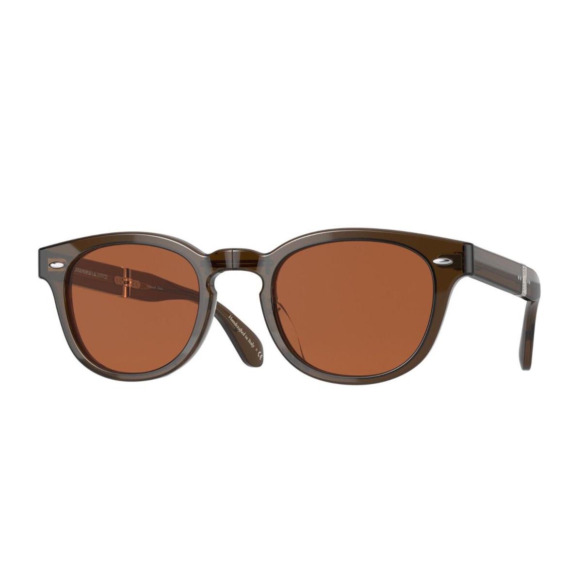 Oliver Peoples Sheldrake 1950 OV 5471SU Dark Military/persimmon Sunglasses