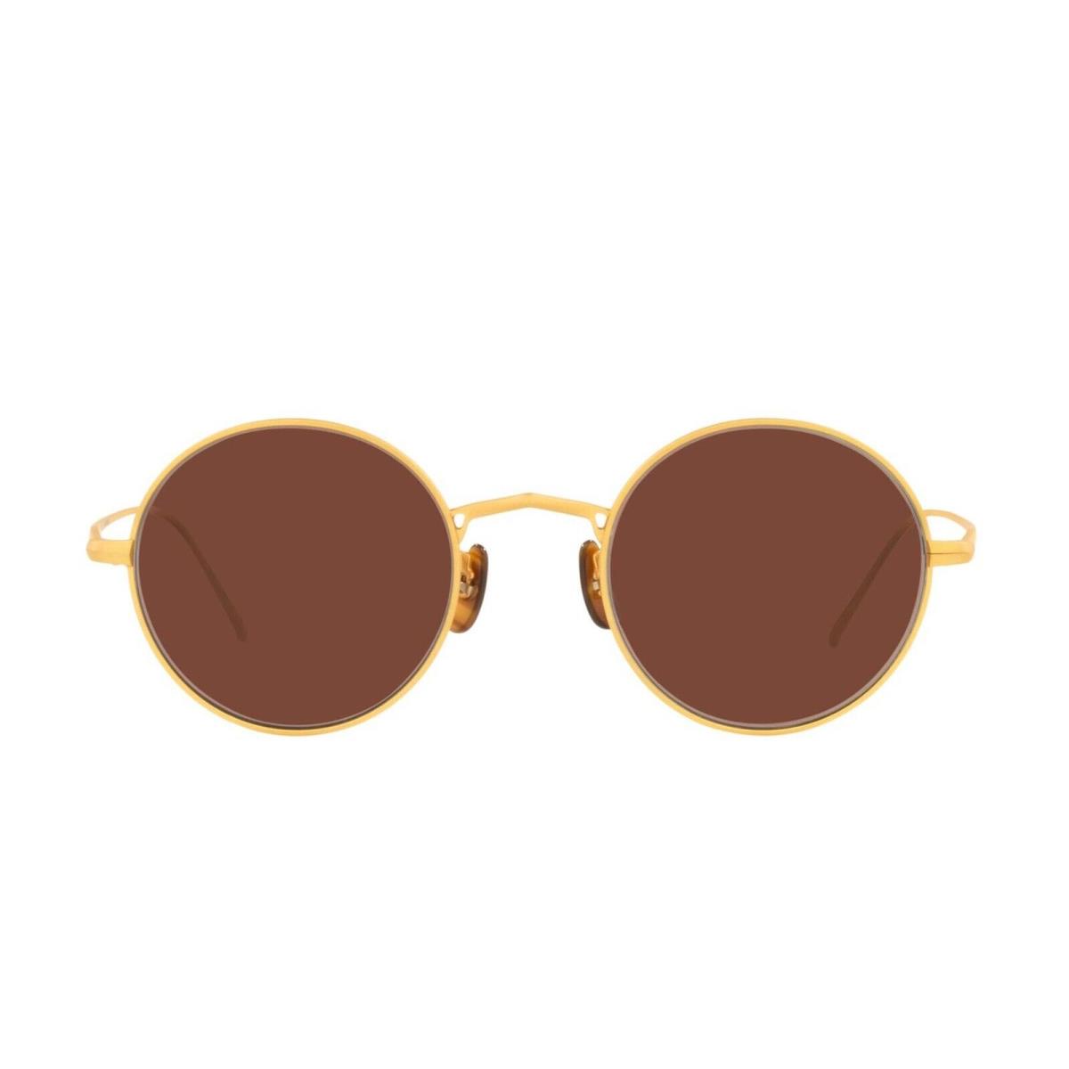 Oliver Peoples G. PONTI-3 OV 1293ST Brushed Brass/burgundy 5414/C5 Sunglasses