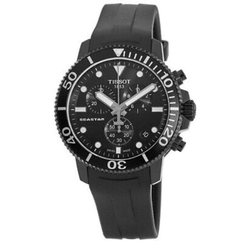 Tissot Seastar 1000 Chronograph Black Dial Men`s Watch T120.417.37.051.02