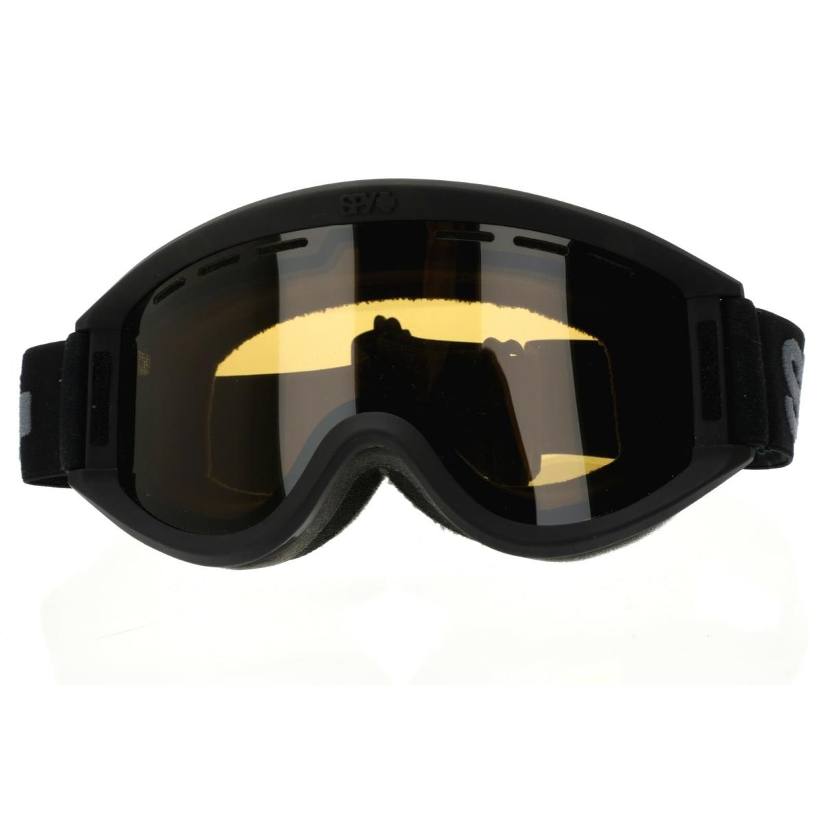 Spy Optic 254310 Unisex Adults Getaway Ski Goggles Black Frame/bronze Lens