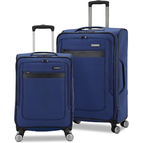 Samsonite Ascella 3.0 Softside Expandable Luggage with Spinners Sapphire Blue
