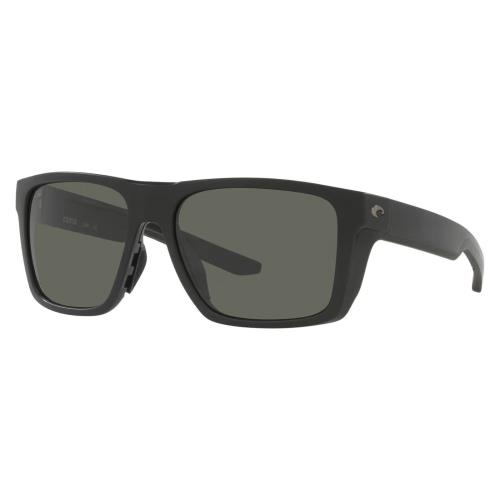 Costa Del Mar Lido Sunglasses Matte Black Frame w/ Gray Polarized Glass Lens