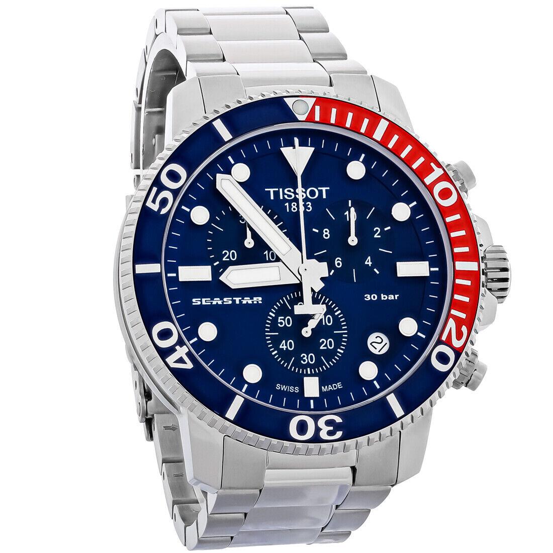 Tissot Seastar 1000 Mens Swiss Quartz Chronograph Watch T120.417.11.041.03