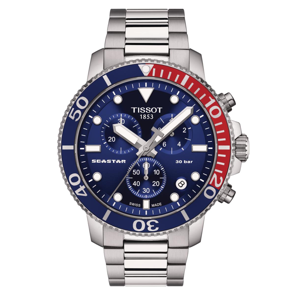Tissot Seastar 1000 Quartz Chronograph Men`s Watch T1204171104103