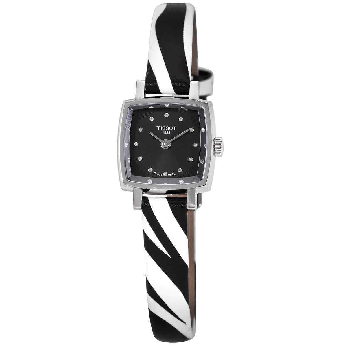 Tissot Lovely Quartz Diamond Black Dial Ladies Watch T058.109.17.056.00