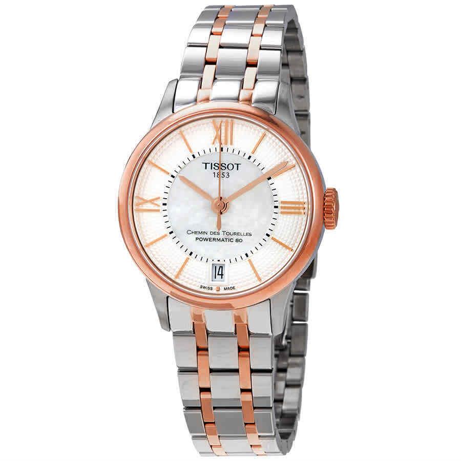 Tissot Chemin Des Tourelles Automatic Mop Dial Ladies Watch T099.207.22.118.02