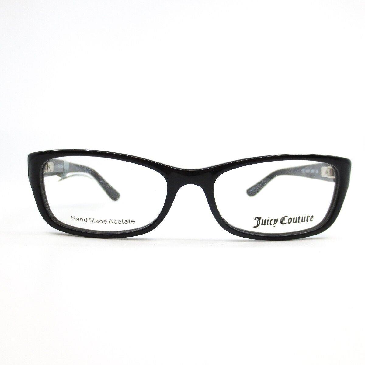 Juicy Couture Eyeglasses Frames JU131 0807 Rectangular Black 50-16-130