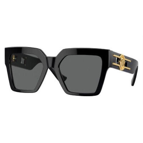 Versace VE4458 Sunglasses Women Black / Dark Gray 54mm