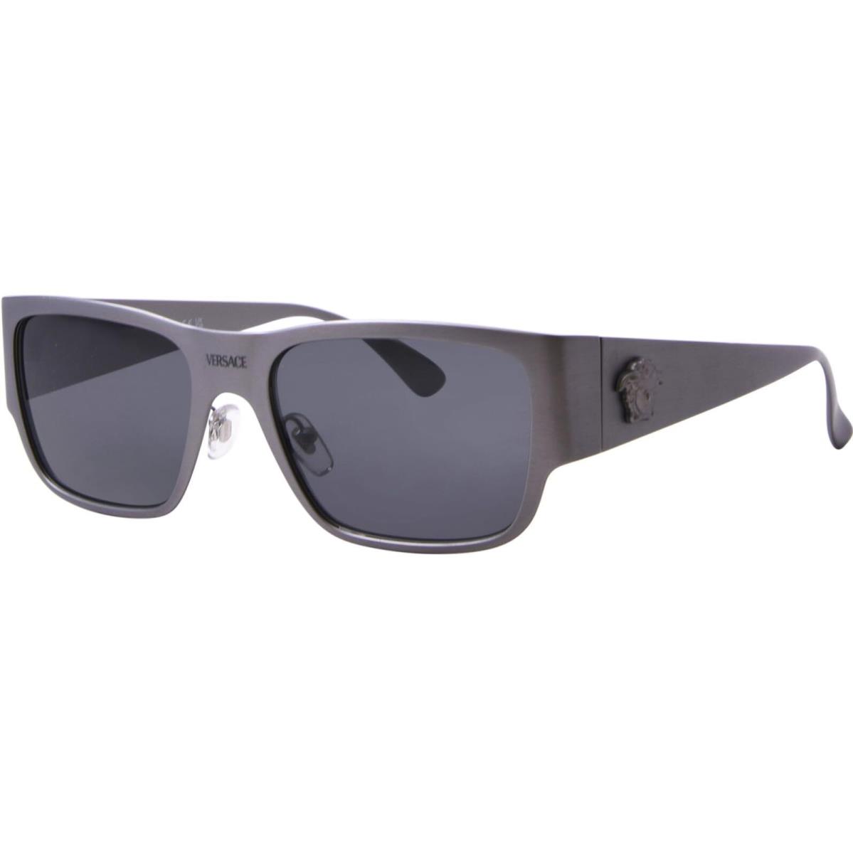 Versace Sunglasses VE2262 126287 56mm Gunmetal / Dark Grey Lens