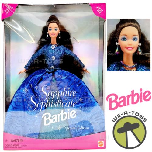 Sapphire Sophisticate Barbie Doll Brunette Special Edition 1997 Mattel 16692