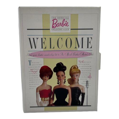 1996 The Official Barbie Collector`s Club Membership Kit Barbie Pin Clothes