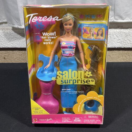 Mattel 2001 Fiend Of Barbie Doll - Teresa Salon Surprise