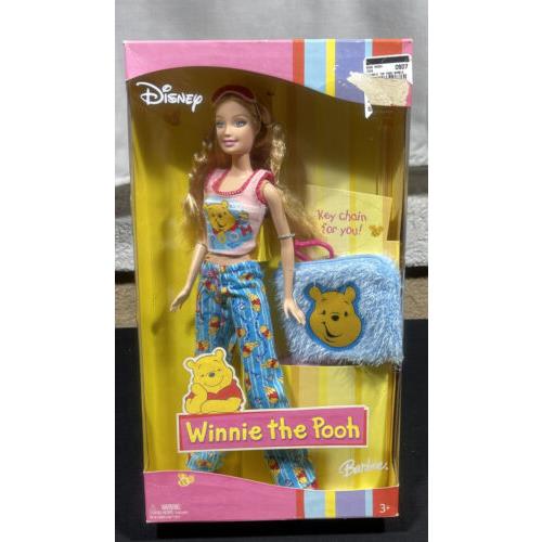 Winnie The Pooh Barbie Doll 2004 Disney Mattel H6469