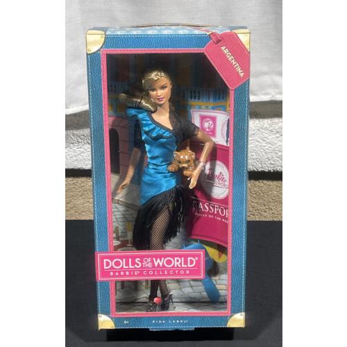 Dolls OF The World Barbie Collection Argentina Pink Label Mattel