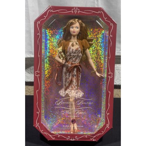 2007 Barbie Collector Pink Label Birthstone Beauties Miss Topaz November K8700