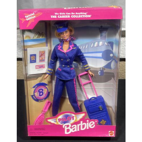 Pilot Barbie Doll Special Edition 18368 1997 Mattel The Career Collection