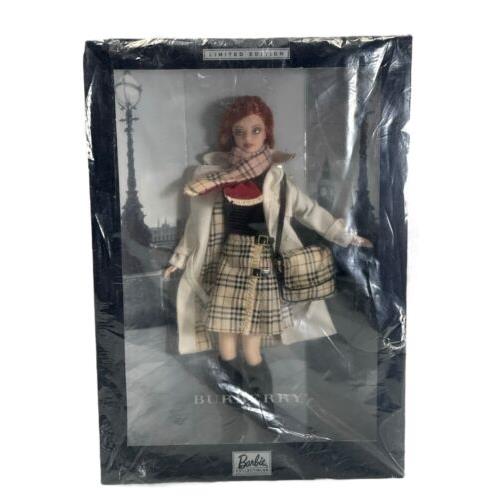 Burberry Barbie Doll Limited Ed. 2000 Red Hair Barbie Nrfm 29412 Factory Bagged