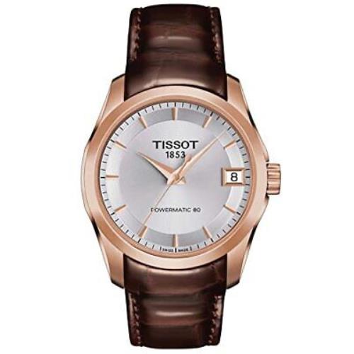 Tissot Womens Couturier 316L Steel Swiss Auto Watch T0352073603100