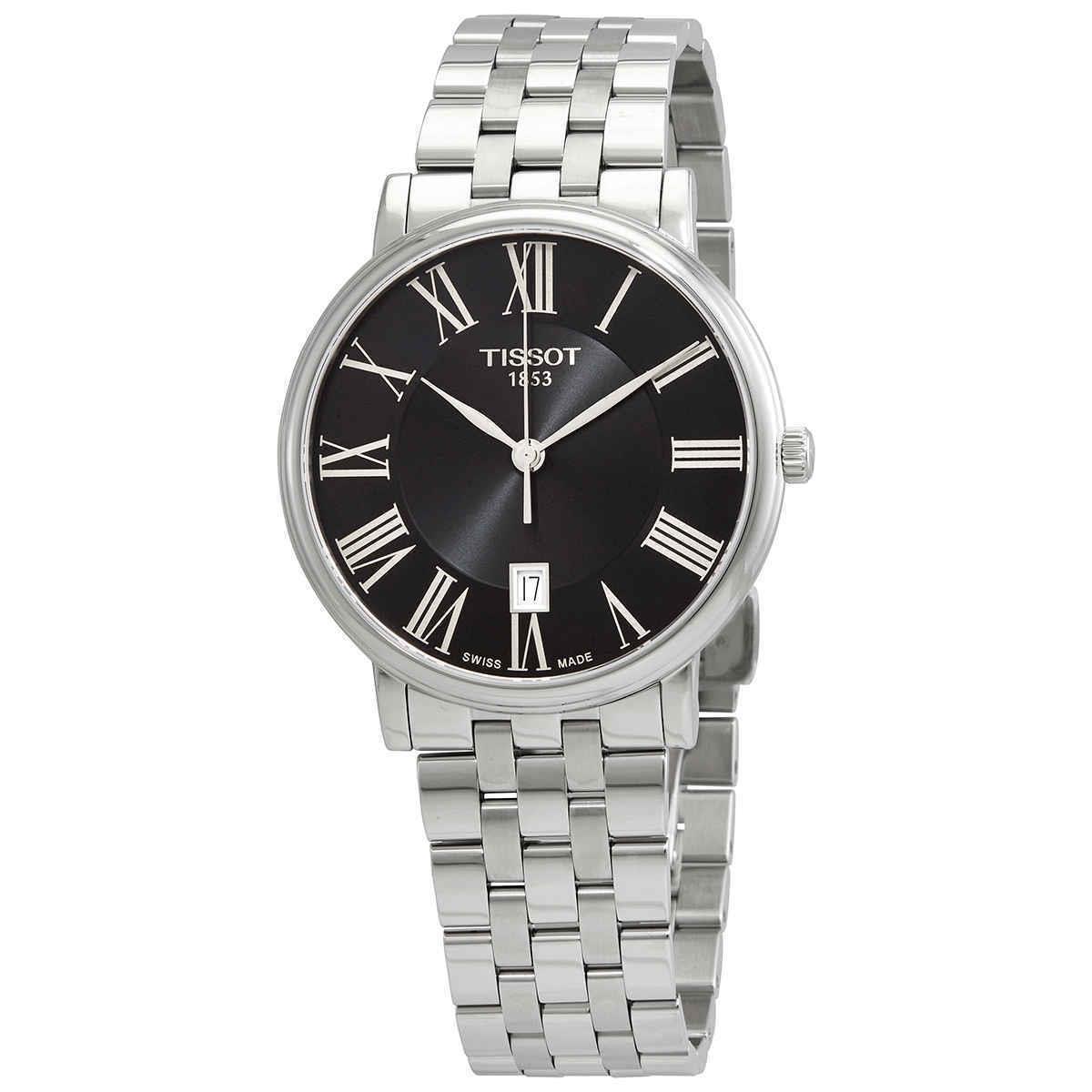Tissot Carson Premium Quartz Black Dial Men`s Watch T122.410.11.053.00
