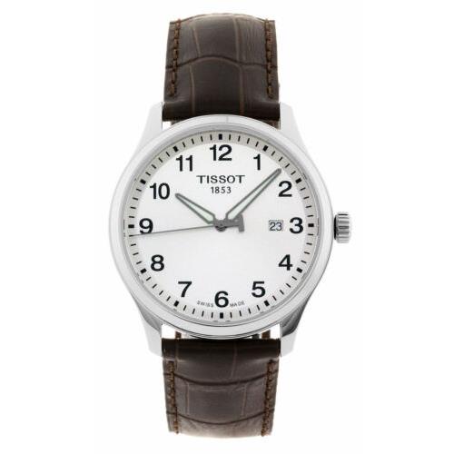 Tissot XL Classic Quartz Silver Dial Black 42 mm Watch T1164101603700