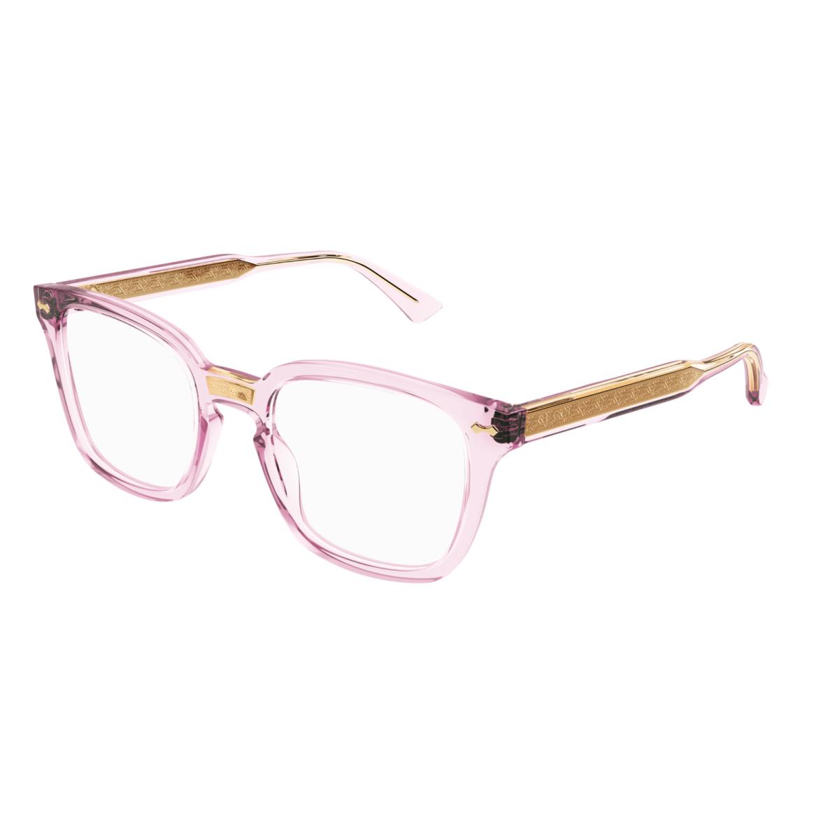 Gucci RX Eyeglasses GG0184O-013 Pink w/ Demo Lens 50mm