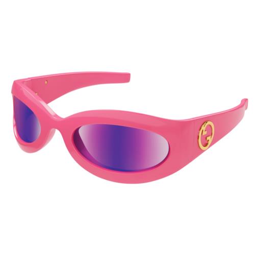 Gucci Sunglasses GG 1247S-005 Red w/ Pink Lens 60mm