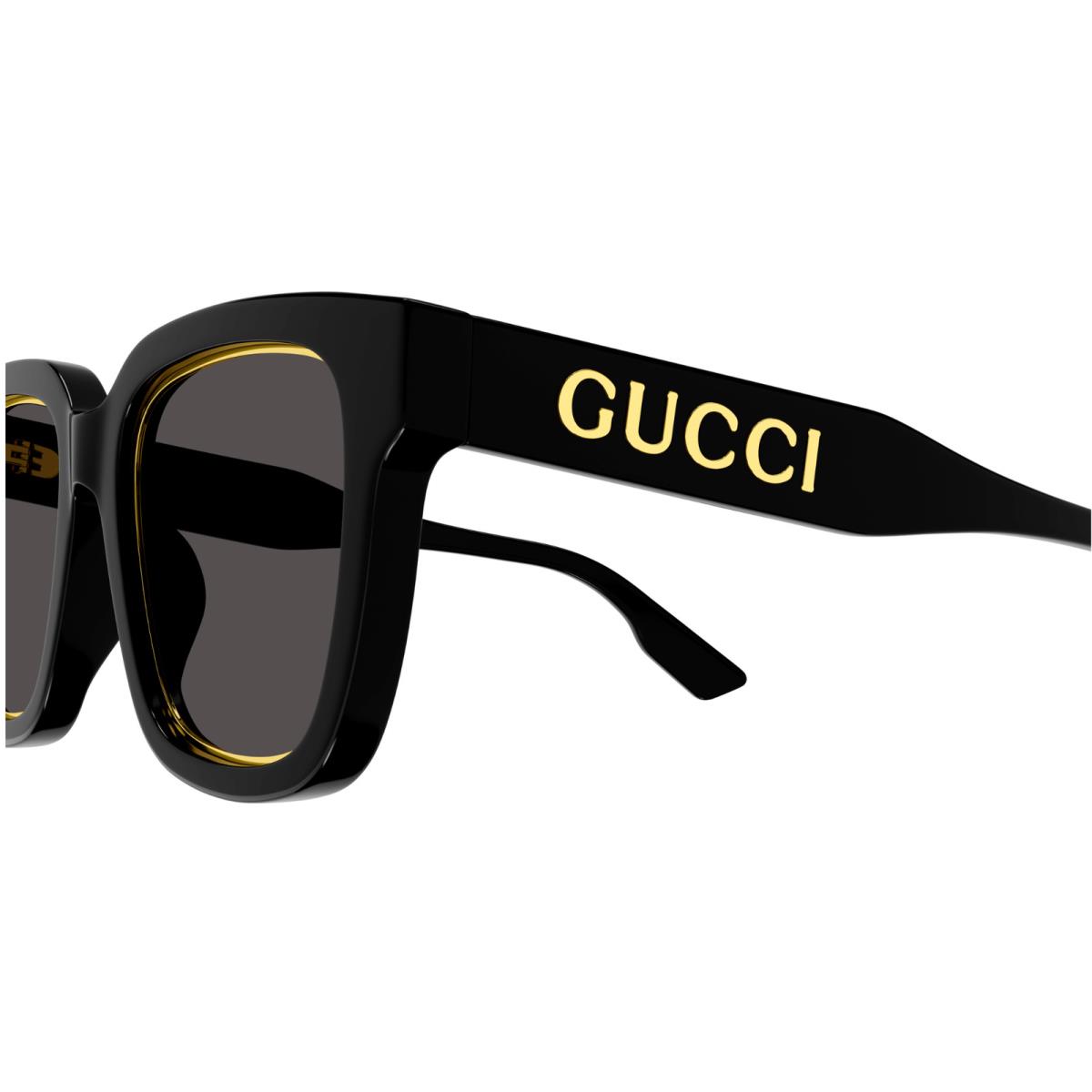 Gucci Sunglasses GG 1136SA-001 Black w/ Grey Lens 52mm